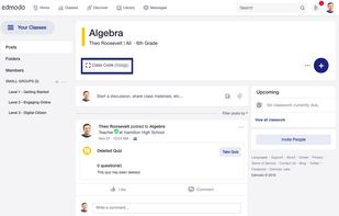 Edmodo LMS screenshot 1