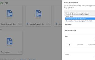 EDocGen screenshot 2