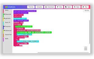EduBlocks screenshot 1
