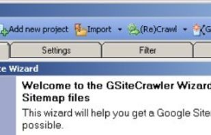 GSiteCrawler screenshot 1