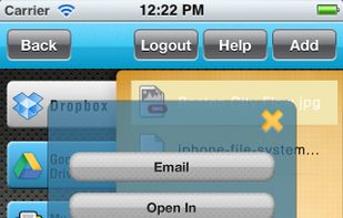 Email attached Open-In feature