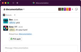 Eeny picking from a channel