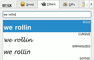 EF*CK Chat Keyboard screenshot 2