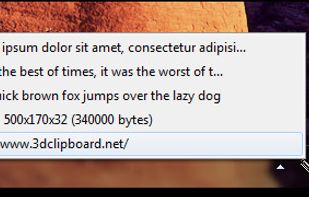 3D Clipboard screenshot 1