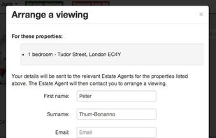 And when you've found the perfect place, arranging a viewing is very easy!
