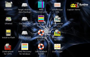 Runtime Live Data Recovery CD for DriveImage XML