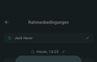 Reminder to rate the effects after the consumption.