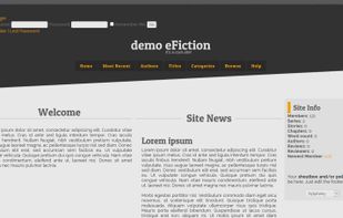 eFiction screenshot 1