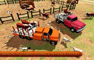 Eid Animal Transport Truck Simulator screenshot 1