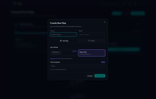 Sync creation