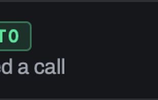 Automatic switch notice: join a call and Ekhio moves to Voice, with one-click Undo.