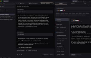 Chat, attachments with citations, watches, and a prompt library — all running locally on macOS.