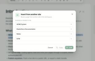 Single sourcing lets you create documents by linking multiple sources