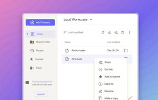 Elasticnote- export files