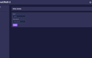 ElectroCRUD screenshot 1