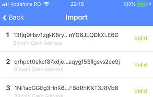 Electron Cash screenshot 2