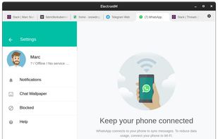 WhatsApp in ElectronIM