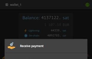 Electrum screenshot 2