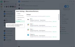 Connect with other apps