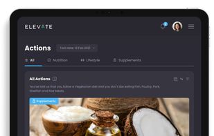 Personalised recommendations using a health algorithm across nutrition, lifestyle, and supplements