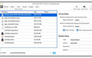 Elimisoft PDF Creator screenshot 1