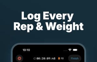 Log reps, weight, and sets during live workouts with a clean, focused training screen.