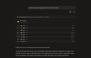 Weather example, ellydee web