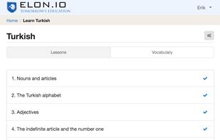 Turkish lesson overview