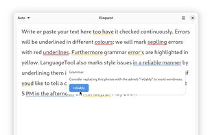 Eloquent Proofreading Assistant screenshot 1
