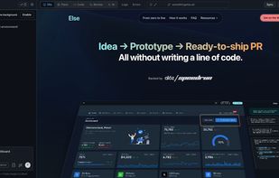 Chat interface for building on your actual product with natural language.