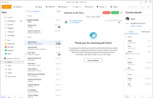 eM Client: Inbox view