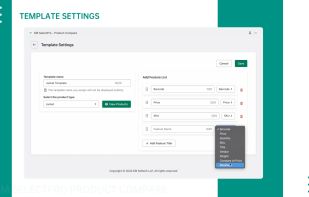 EM SelectPro - Product Compare screenshot 1
