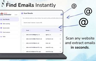 Find Emails Instantly - Instantly extract emails from any website by scanning full HTML or visible text directly in your browser.
