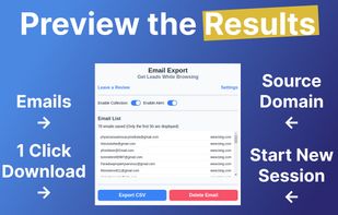 Interface in the browser