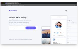 Email Lookup screenshot 1