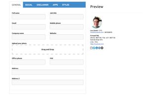 Email Signature screenshot 1
