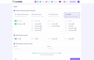 Bulk Email Validation export in CSV or export the validated emails to the CRMs