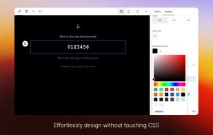 Effortlessly design without touching CSS