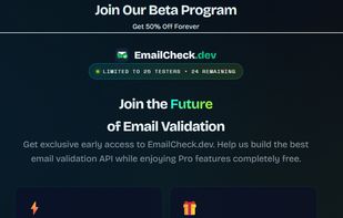 EmailCheckDev screenshot 1