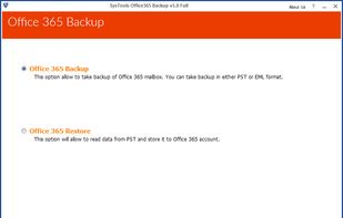 EmailDoctor Office 365 Backup Tool screenshot 1