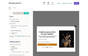 Add pop-up forms to your website to turn more visitors into subscribers