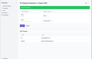Upload CSV with any number of custom fields