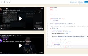 Sites with embed API.