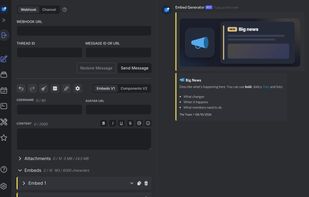 Embed Generator screenshot 1