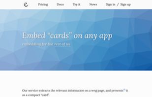 Embed.rocks screenshot 1