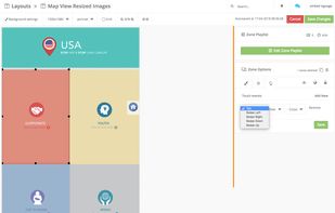 Build touch content easily in the WYSIWYG layout builder