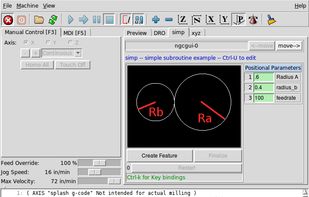 LinuxCNC screenshot 3