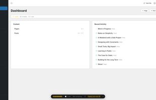 EmDash CMS screenshot 1