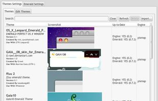 Emerald Theme Manager screenshot 2