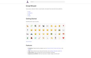 Emoji Wizard Homepage
